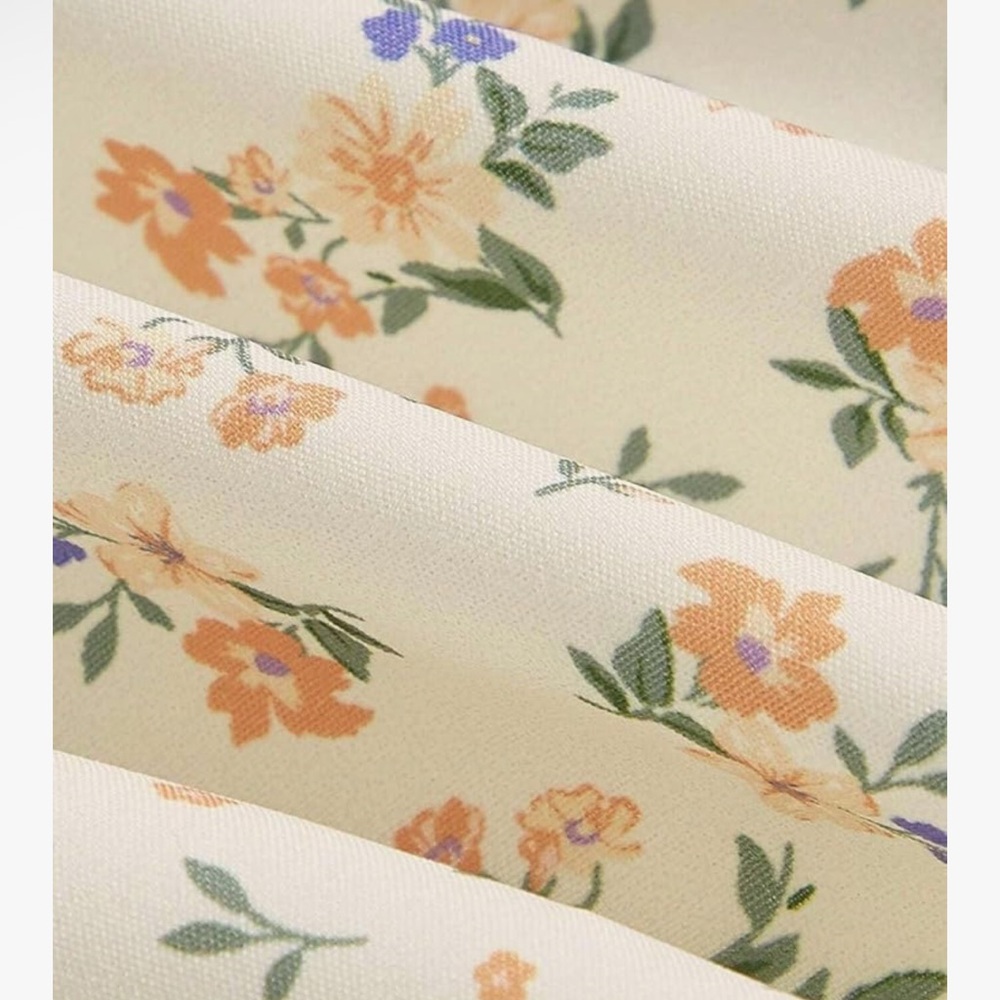 Chic Floral Midi Dress with Spaghetti Straps - Picture 4 of 9